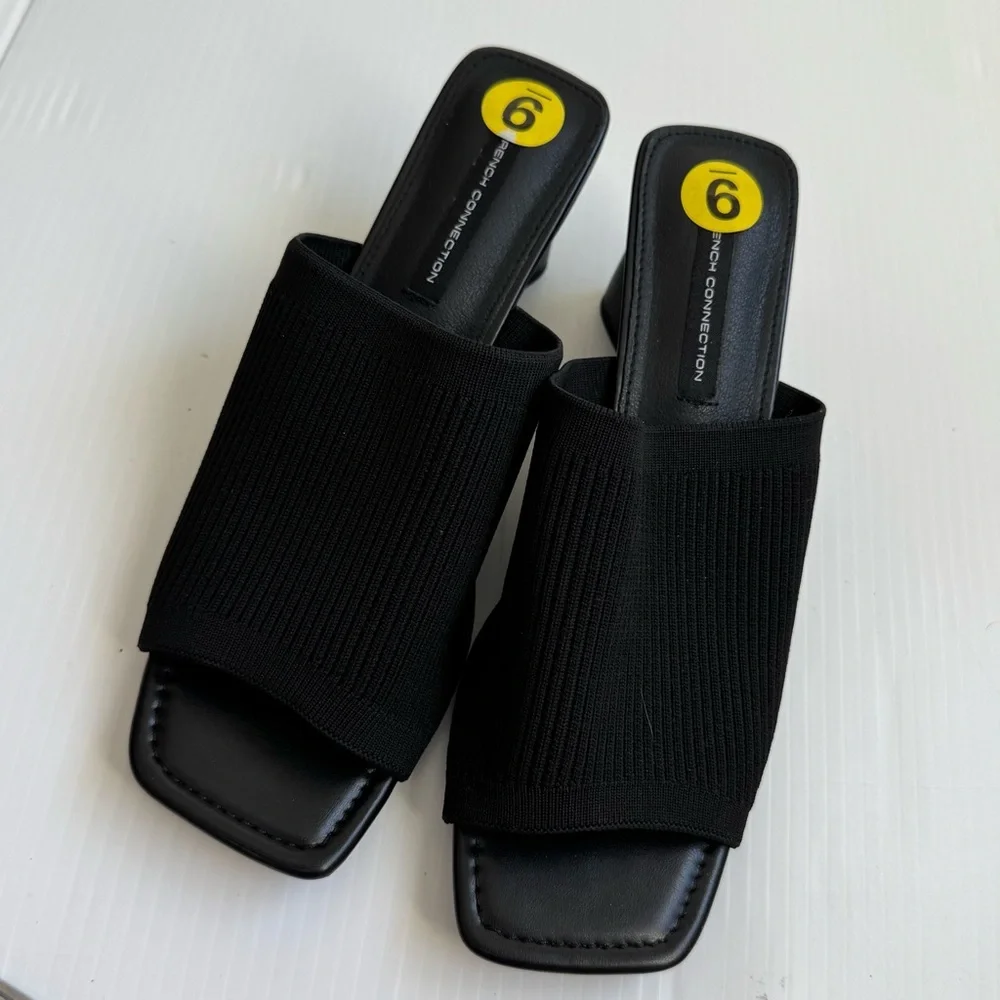 French Connection Black Women's Sandals